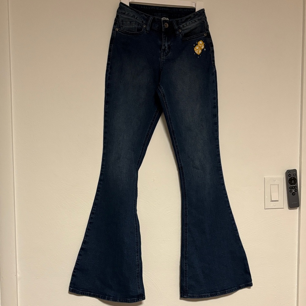 Dark Blue Women's Flare Jean STAR WARS Size 1 EUC